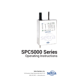 Thumbnail of document Manual - SPC 5000 Remote Airborne Particle Counter